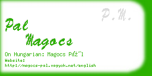 pal magocs business card